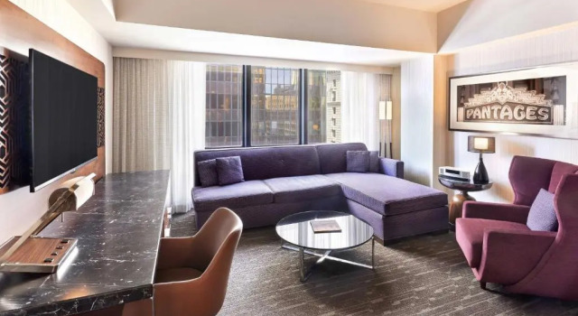 Двухместный люкс c 1 комнатой Sheraton Grand Los Angeles