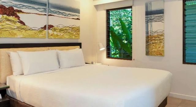 Appartamento con balcone e con vista sulla piscina Pullman Port Douglas Sea Temple Resort and Spa
