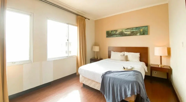 1BR Queen Bed at Ancol Marina Apartment near Dufan, Book Apartment Jakarta Jakarta Province
