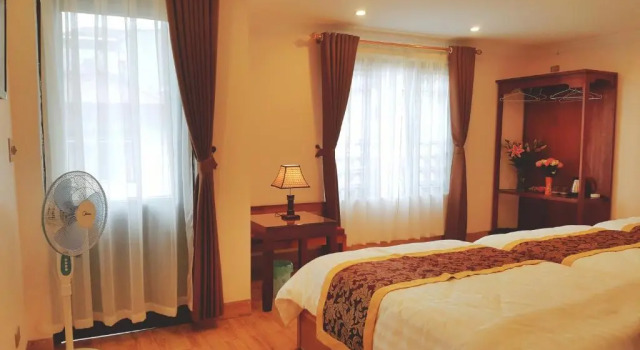 Трёхместный номер Standard с красивым видом из окна Fancy Sapa Hostel 2