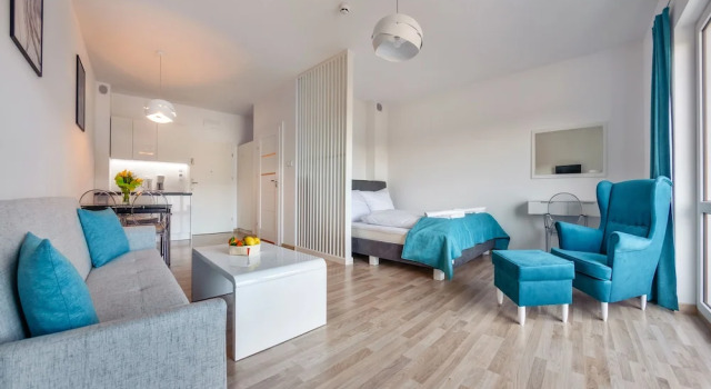 Студия с балконом Apartamenty Sun & Snow Seaside Grzybowo