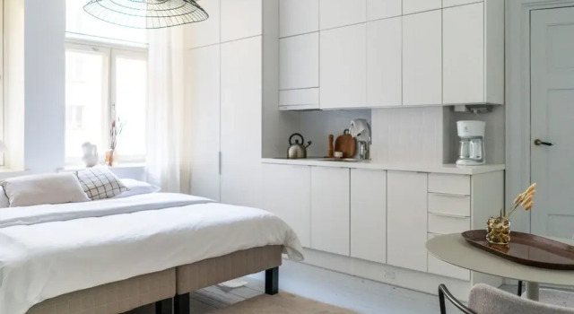 Central studio with spacious bathroom, Забронировать Апартаменты/квартира Хельсинки Большой Хельсинки, рядом с Парк Эспланады