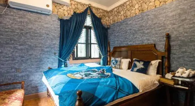 Кровать в общем номере Leaky Cauldron Magic Train Homestay