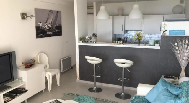 Апартаменты Appartement 1 chambre vue mer au Clos de la Madrague