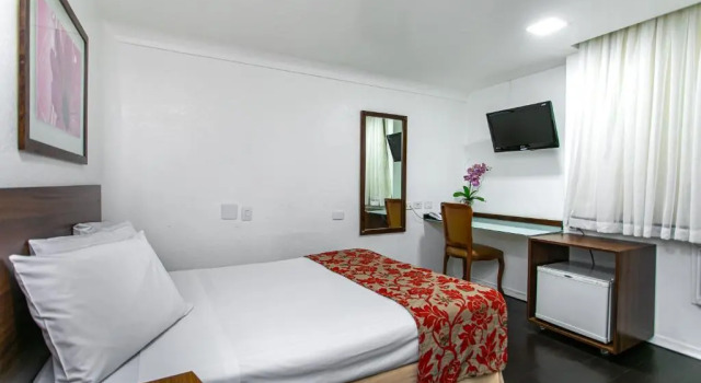 Одноместный номер Executive Hotel Dan Inn Curitiba Centro By Nacional Inn