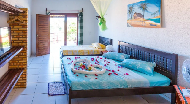 Четырёхместный номер Deluxe Hotel e Pousada Cumbuco Guesthouse