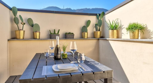 Номер Grand Пентхаус с балконом и с видом на город Penthouse with Private Terrace