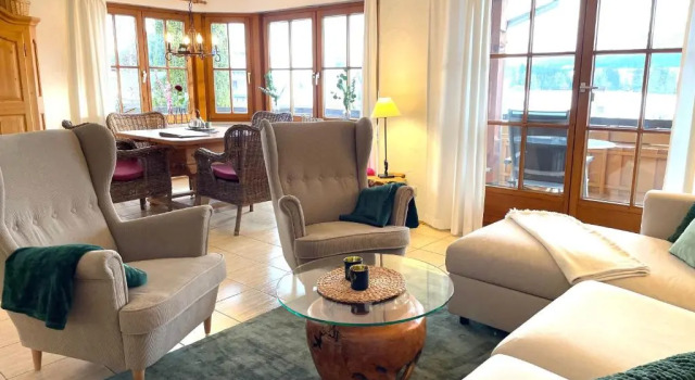 Апартаменты с балконом Landhaus Obermaiselstein "THE VIEW"