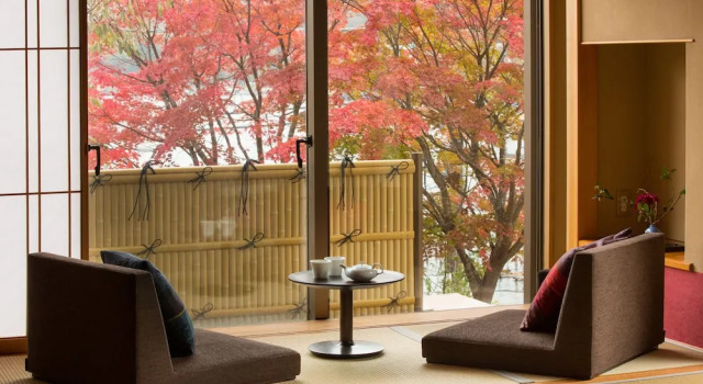 Номер Standard с видом на горы Hoshino Resorts KAI Nikko