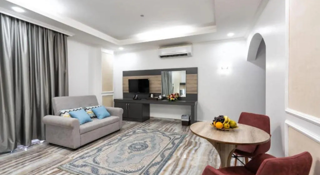Lüks çift kişilik oda Al Amerat Hotel