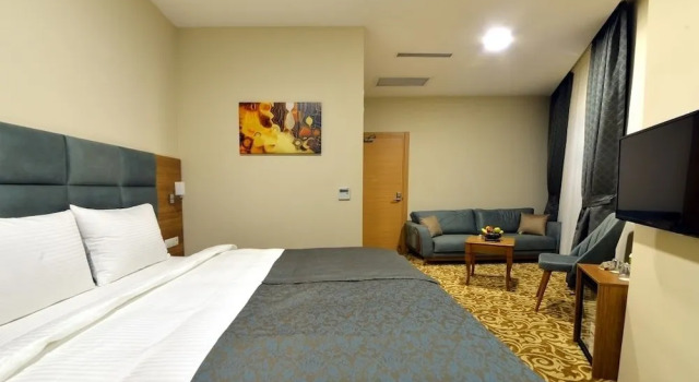 Luksusowy dwuosobowy pokój 1 sypialnia i balkonem Sertac Hotel