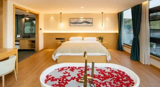 Двухместный люкс Nanshan Bamboo Sea Ann Diffuse cloud mu homestay
