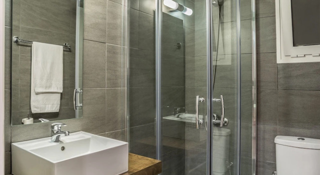 Студия Цокольный этаж с балконом и с видом на море Sea View Hotel & Apartments