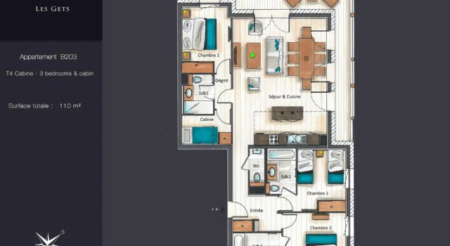 Апартаменты с балконом Annapurna by Alpine Resorts