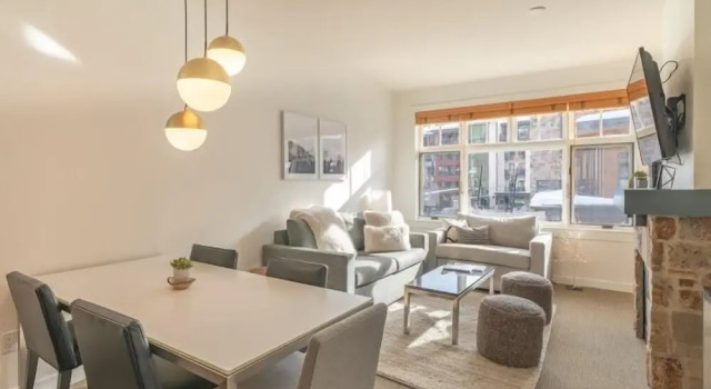 Luxury Ski in, Ski out 1 Bedroom Colorado Resort Vacation Rental in the Heart of Snowmass Base Village