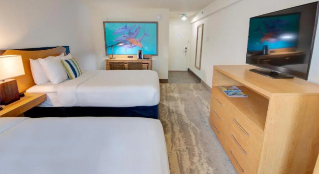 Четырёхместный номер Standard с видом на бассейн Guy Harvey Resort on Saint Augustine Beach