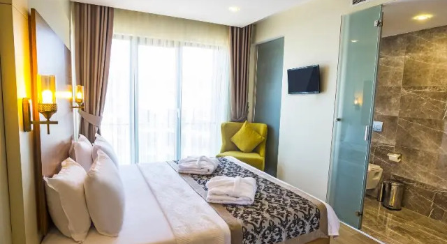 Люкс с видом на море Alesha Suite Otel