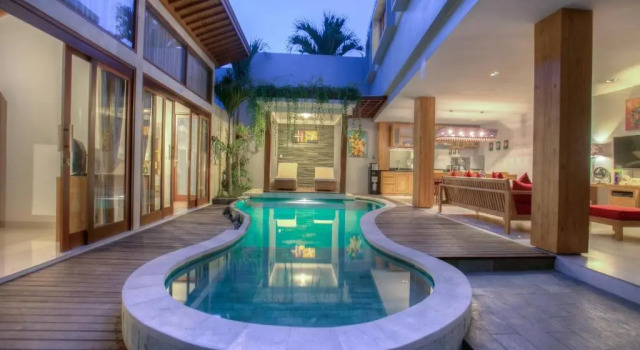 Вилла с красивым видом из окна Bali Villas Arta
