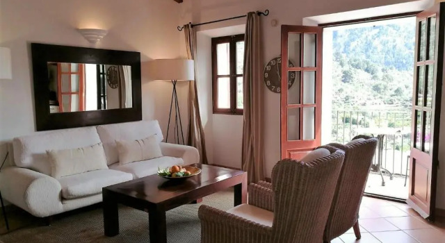 Люкс c 1 комнатой с балконом Hotel Apartament Sa Tanqueta De Fornalutx - Только для взрослых