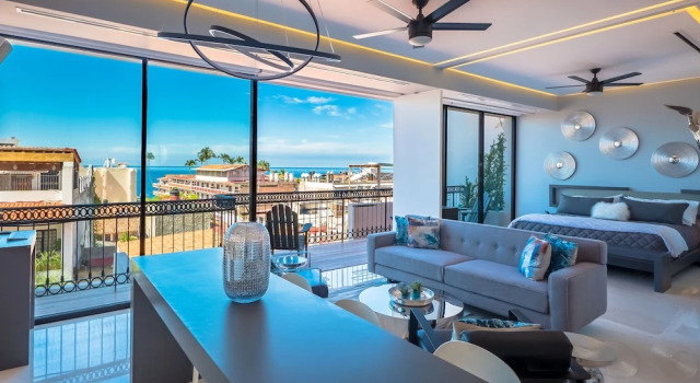 Номер Luxury с 2 комнатами с балконом и с частичным видом на океан Pier 57 Zona Romantica Puerto Vallarta