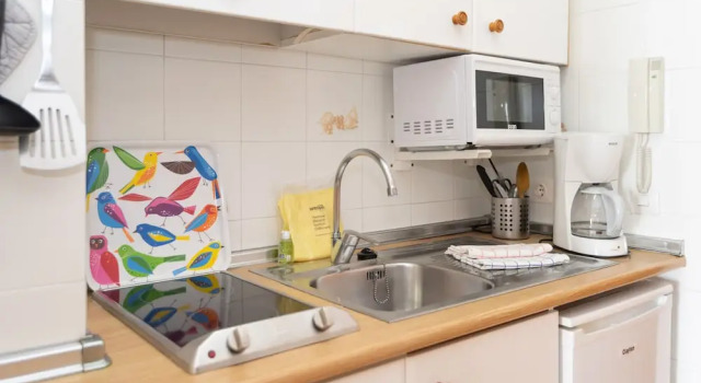 Студия с видом на море Apartamentos María Cristina Beach
