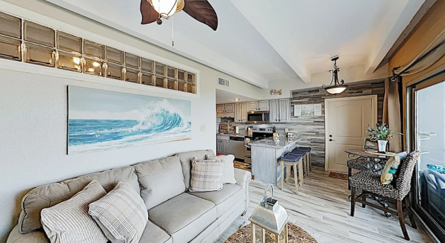 Stylish Gulf-front Getaway - Heated Pool & Hot Tub 2 Bedroom Condo, Buchen Sie Ferienwohnung Padre Island USA