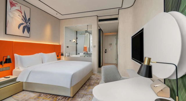 Номер Deluxe Hilton Garden Inn Nanjing Hexi Olympic Sports Center
