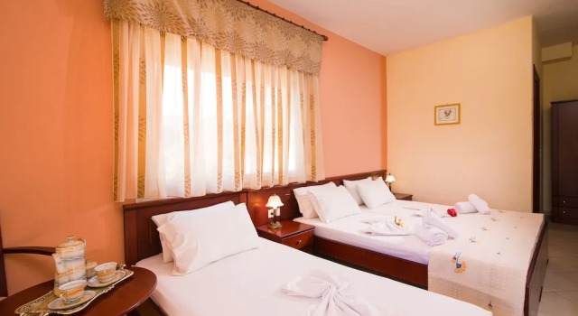 Трёхместный номер Standard с балконом и с видом на море Hotel Diamond