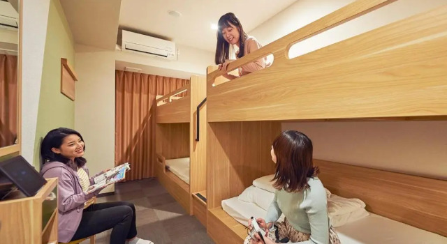 Четырёхместный номер Standard THE POCKET HOTEL Kyoto Karasuma Gojo