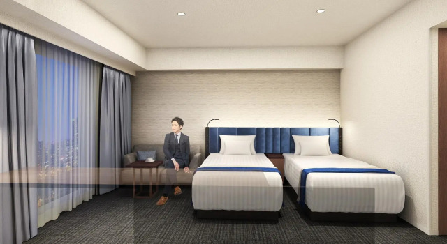 Двухместный номер Standard Daiwa Roynet Hotel Yamagata Ekimae