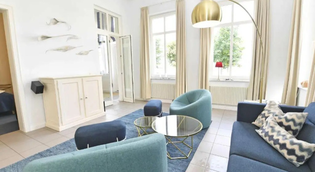 Villa "Strandeck" F 662 WG 1 mit Meerblick, Terrasse, Wintergarten