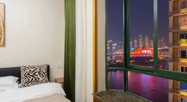 Люкс с 3 комнатами с видом на реку Yumeng·YM Riverview Homestay