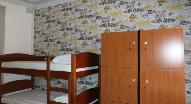 Кровать в общем номере Meeting Hostel