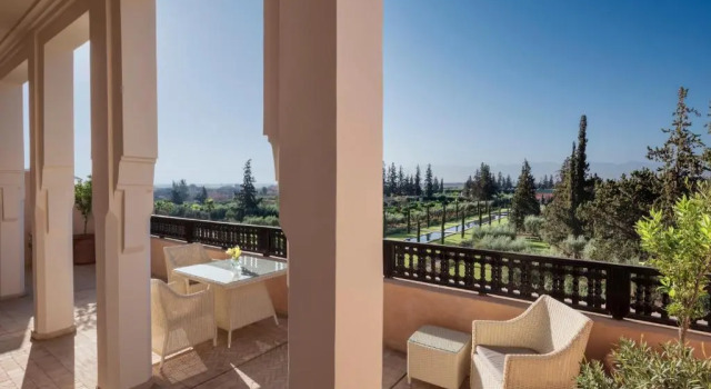 Deluxe Terrace Twin room The Oberoi Marrakech