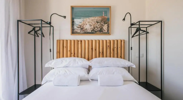 Двухместный номер Standard с видом на море MUTE Hostel Porto Covo