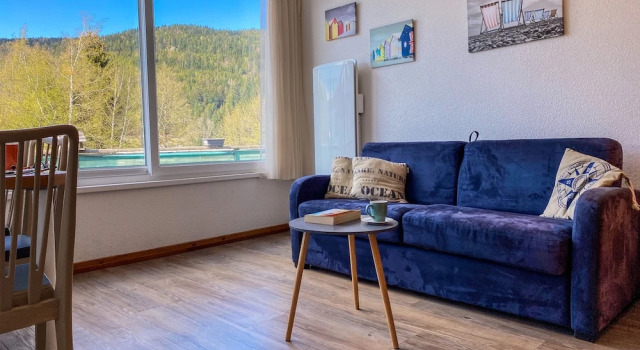 Апартаменты Standard с 2 комнатами с видом на горы AppartHôtel LIDO au bord de leau