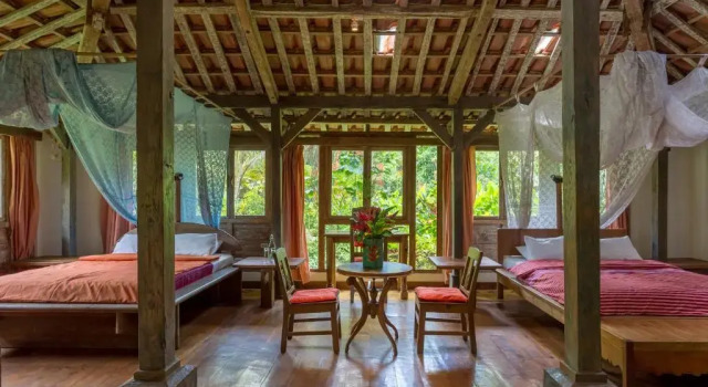 Бунгало с видом на сад Prana Dewi Mountain Resort