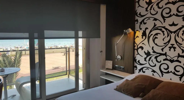 Двухместный номер Standard с видом на море Hotel Boutique Estrella del Mar - Frente al mar, con desayuno, en el centro de Peñíscola