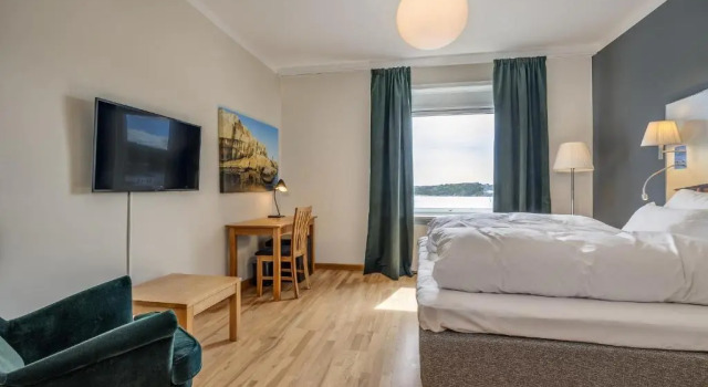Двухместный номер Standard с видом на море Quality Hotel Grand Larvik