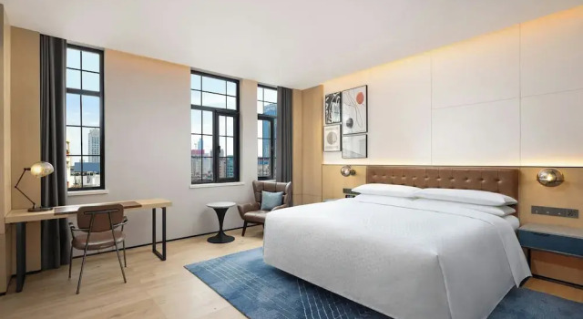 Двухместный номер Standard с видом на город Four Points by Sheraton Tianjin Jiefang Bridge