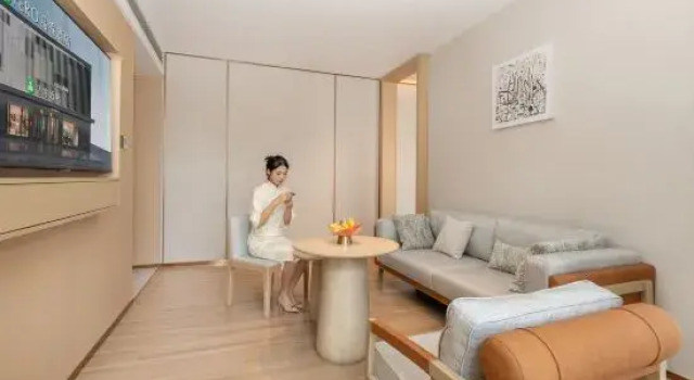 Люкс Deluxe Pinrui Hangzhou Vocational and Technical College of Communications Jindi Square Branch