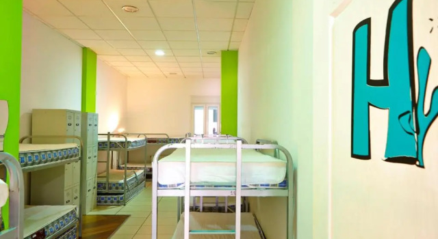 Кровать в общем номере Pil Pil Hostel