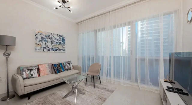 Handsome 1BR in Bay Central Tower, Забронировать Апартаменты/квартира Отели Эмирата Дубая с парковкой, рядом с Торговый центр The Beach, Парковка
