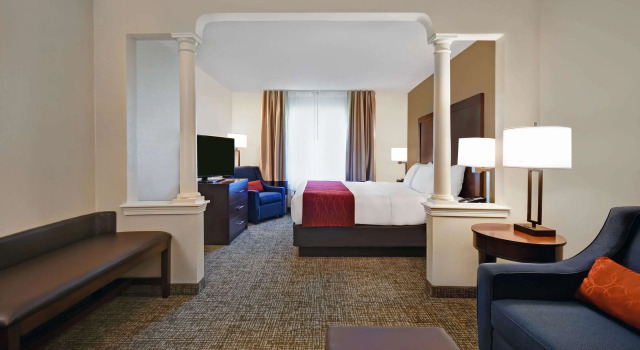 Двухместный люкс Comfort Inn & Suites Wilton