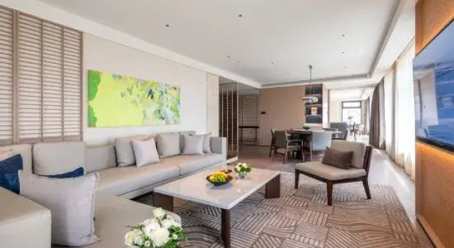 Люкс с 3 комнатами с балконом и с видом на город Ming Hotel Nanjing - MGallery Collection