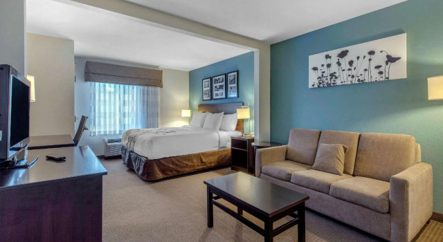 Люкс c 1 комнатой Sleep Inn & Suites Auburn Campus Area I-85