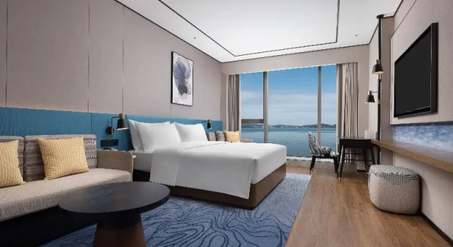 Двухместный номер Standard с видом на море Hilton Garden Inn Shanwei Haibin Boulevard