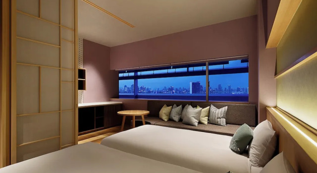 Двухместный номер Standard с видом на город OMO7 Osaka by Hoshino Resorts