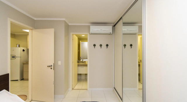 Apartamento De 1 Quarto No Ed. Metropolitan Barcelona   Jardim Goiás   Mb407a