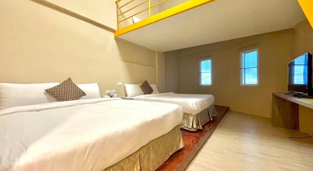 Standaard Familie kamer uitzicht op zee Beauty Garden Hotel Taitung